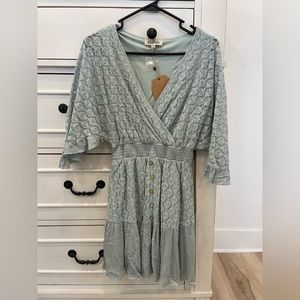Light Blue Lace Dress